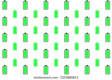 Abstract Battery Complete Charge Pattern Background, can be used for business designs, presentation designs or any suitable designs.