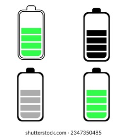 Abstract Battery Good Charge Silhouette Illustration, can be used for business designs, presentation designs or any suitable designs.