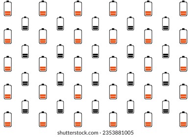 Abstract Battery Low Charge Pattern Background, can be used for business designs, presentation designs or any suitable designs.