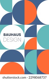 Abstrakte Bauhaus-Elemente in modernem geometrischem Stil für die Verwendung als Muster, Deckel, Banner, Poster und zeitgenössische Kunst