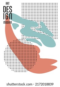 Resumen del fondo de patrón geométrico Bauhaus, círculo vectorial, diseño artístico de triángulo y líneas cuadradas. Diseños abstractos universales. Aplicable a cuadernos, planificadores, folletos, libros, catálogos, etc.