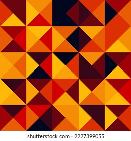 Resumen del fondo del patrón geométrico Bauhaus. Diseño de arte de color. Diseño de fondo de motivos de Bauhaus colorido. Diseño de patrones vectoriales. 