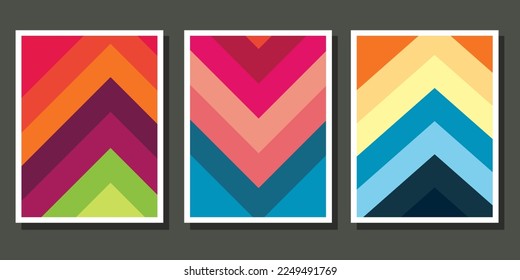  Abstract Bauhaus geometric pattern background vector circle
