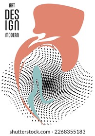 Abstract Bauhaus geometric pattern background, vector circle, triangle and square lines art design. Universal abstract layouts. Applicable for notebooks, planners, brochures, books, catalogs etc.
