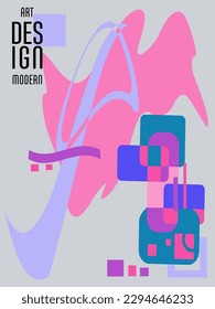 Resumen del fondo de patrón geométrico Bauhaus, círculo vectorial, diseño artístico de triángulo y líneas cuadradas. Diseños abstractos universales. Aplicable a cuadernos, planificadores, folletos, libros, catálogos, etc.
