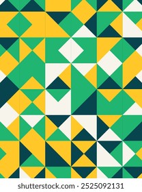Abstract bauhaus geometric pattern background