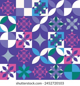 Abstract Bauhaus geometrie pattern design