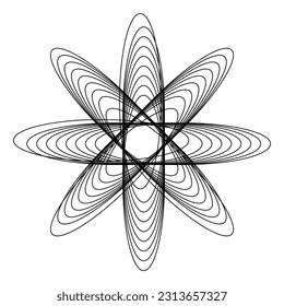 Abstract Bauhaus or Memphis geometric shapes and composition. Retro elements, geometric pattern for banner, poster, leaflet. Design background geometric