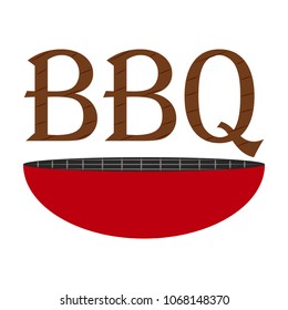 Abstract BBQ label