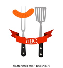 Abstract BBQ label