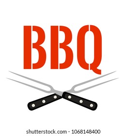 Abstract BBQ label