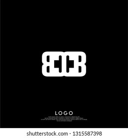 abstract BCCB logo letters design concept in shadow shape