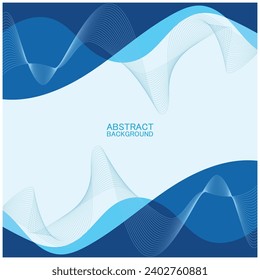 Resumen de diseño de fondo de olas de playa con combinación de vector azul, diseño conceptual para la cubierta de libros, fondo de pared, piscina, marina, lago
