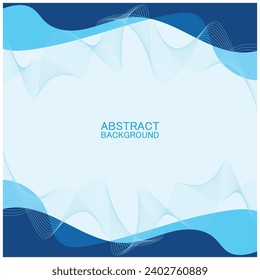 Resumen de diseño de fondo de olas de playa con combinación de vector azul, diseño conceptual para la cubierta de libros, fondo de pared, piscina, marina, lago