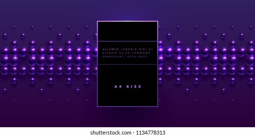 Abstract beads pattern background. Eps10 vector illustration