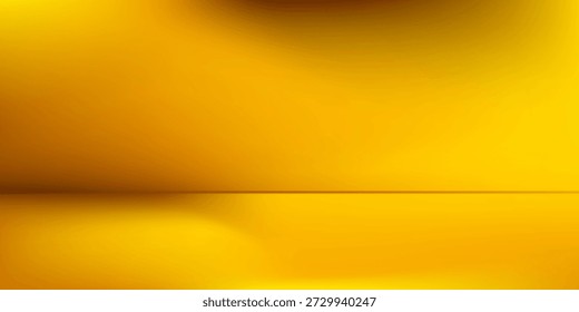 Abstractas rayos de luz sobre un fondo amarillo simple