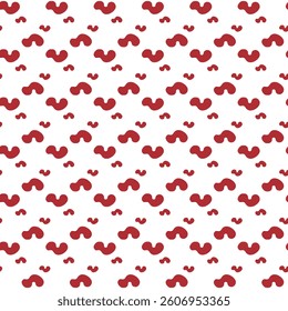 Abstract Beans Seamless Vector Pattern Design
