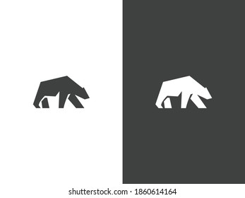 Abstract Bear Logo Design Inspiration - Vector