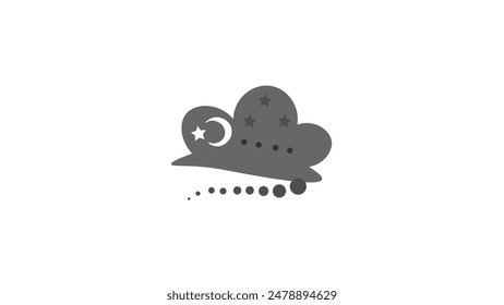 Abstract beautiful airlines vector icon, Fly Airplane design.