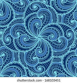 Abstract Beautiful Background Curls Vector Seamless Stock Vector ...