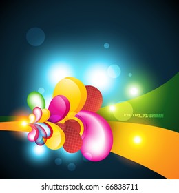 abstract beautiful background design illustration