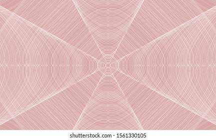 Abstract beautiful background with interlacing white lines on pink background. Can be used for greeting card design. Vector EPS10