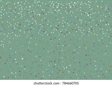 Abstract Beautiful Background with many festive white and transparent bubbles. Christmas background for banners, voucher, gift coupon, cover, card, ads, parties, celebrations Vector Illustration