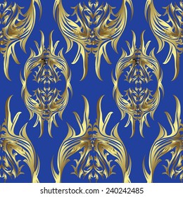 Abstract beautiful background, royal, damask ornament, vintage, rich seamless pattern, luxury, artistic vector wallpaper, floral, oldest style fashioned arabesque fabric for decoration and design 