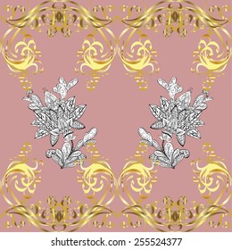 Abstract beautiful background, royal, damask ornament, vintage, rich seamless pattern, luxury, artistic vector wallpaper, floral, oldest style fashioned arabesque fabric for decoration and design 
