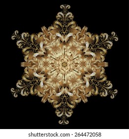 Abstract beautiful background, royal, damask ornament, vintage, rich seamless pattern, luxury, artistic vector wallpaper, floral, oldest style fashioned arabesque fabric for decoration and design