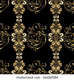 Abstract beautiful background, royal, damask ornament, vintage, rich seamless pattern, luxury, artistic vector wallpaper, floral, oldest style fashioned arabesque fabric for decoration and design