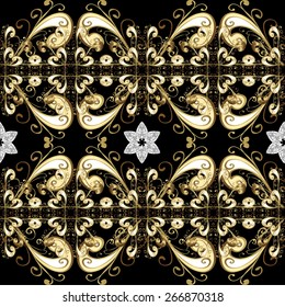 Abstract beautiful background, royal, damask ornament, vintage, rich seamless pattern, luxury, artistic vector wallpaper, floral, oldest style fashioned arabesque fabric for decoration and design