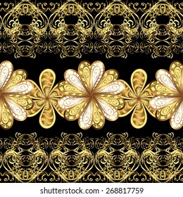 Abstract beautiful background, royal, damask ornament, vintage, rich seamless pattern, luxury, artistic vector wallpaper, floral, oldest style fashioned arabesque fabric for decoration and design
