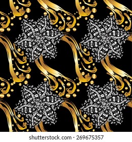 Abstract beautiful background, royal, damask ornament, vintage, rich seamless pattern, luxury, artistic vector wallpaper, floral, oldest style fashioned arabesque fabric for decoration and design