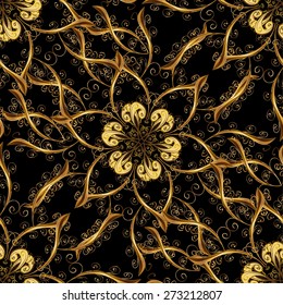 Abstract beautiful background, royal, damask ornament, vintage, rich seamless pattern, luxury, artistic vector wallpaper, floral, oldest style fashioned arabesque fabric for decoration and design
