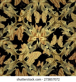 Abstract beautiful background, royal, damask ornament, vintage, rich seamless pattern, luxury, artistic vector wallpaper, floral, oldest style fashioned arabesque fabric for decoration and design