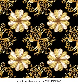 Abstract beautiful background, royal, damask ornament, vintage, rich seamless pattern, luxury, artistic vector wallpaper, floral, oldest style fashioned arabesque fabric for decoration and design