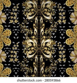 Abstract beautiful background, royal, damask ornament, vintage, rich seamless pattern, luxury, artistic vector wallpaper, floral, oldest style fashioned arabesque fabric for decoration and design
