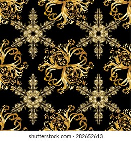 Abstract beautiful background, royal, damask ornament, vintage, rich seamless pattern, luxury, artistic vector wallpaper, floral, oldest style fashioned arabesque fabric for decoration and design