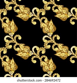 Abstract beautiful background, royal, damask ornament, vintage, rich seamless pattern, luxury, artistic vector wallpaper, floral, oldest style fashioned arabesque fabric for decoration and design
