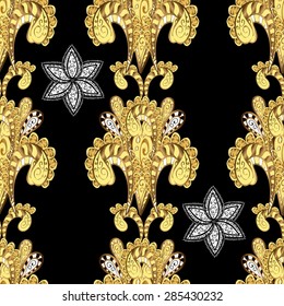 Abstract beautiful background, royal, damask ornament, vintage, rich seamless pattern, luxury, artistic vector wallpaper, floral, oldest style fashioned arabesque fabric for decoration and design