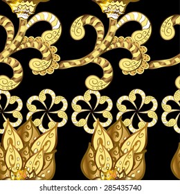 Abstract beautiful background, royal, damask ornament, vintage, rich seamless pattern, luxury, artistic vector wallpaper, floral, oldest style fashioned arabesque fabric for decoration and design