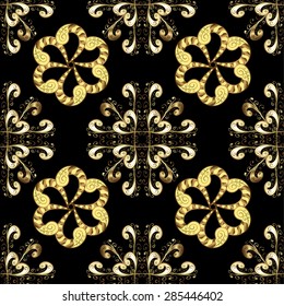 Abstract beautiful background, royal, damask ornament, vintage, rich seamless pattern, luxury, artistic vector wallpaper, floral, oldest style fashioned arabesque fabric for decoration and design