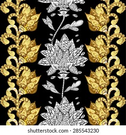 Abstract beautiful background, royal, damask ornament, vintage, rich seamless pattern, luxury, artistic vector wallpaper, floral, oldest style fashioned arabesque fabric for decoration and design
