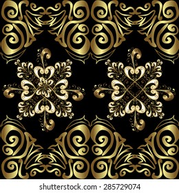 Abstract beautiful background, royal, damask ornament, vintage, rich seamless pattern, luxury, artistic vector wallpaper, floral, oldest style fashioned arabesque fabric for decoration and design