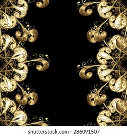 Abstract beautiful background, royal, damask ornament, vintage, rich seamless pattern, luxury, artistic vector wallpaper, floral, oldest style fashioned arabesque fabric for decoration and design