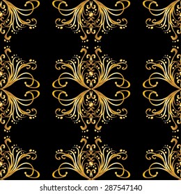 Abstract beautiful background, royal, damask ornament, vintage, rich seamless pattern, luxury, artistic vector wallpaper, floral, oldest style fashioned arabesque fabric for decoration and design