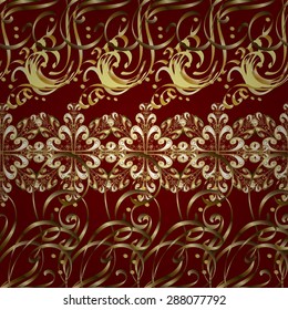 Abstract beautiful background, royal, damask ornament, vintage, rich seamless pattern, luxury, artistic vector wallpaper, floral, oldest style fashioned arabesque fabric for decoration and design