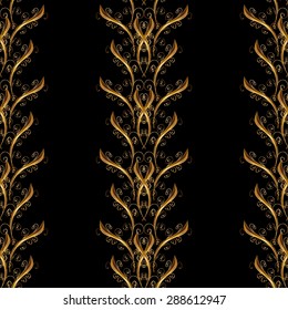 Abstract beautiful background, royal, damask ornament, vintage, rich seamless pattern, luxury, artistic vector wallpaper, floral, oldest style fashioned arabesque fabric for decoration and design