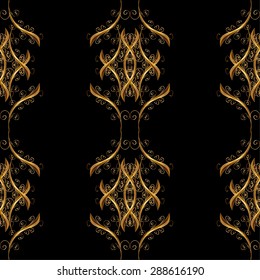Abstract beautiful background, royal, damask ornament, vintage, rich seamless pattern, luxury, artistic vector wallpaper, floral, oldest style fashioned arabesque fabric for decoration and design